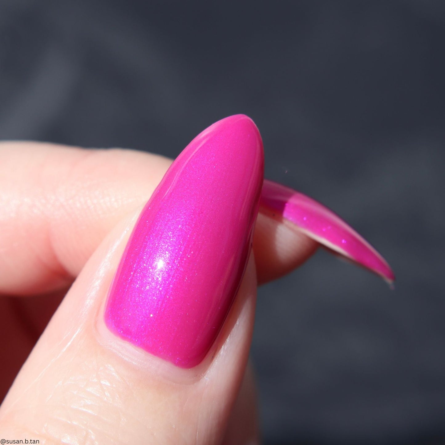 As, If nail polish by Twinkle & Hex Polish – bold handmade indie nail polish with flakes shimmer