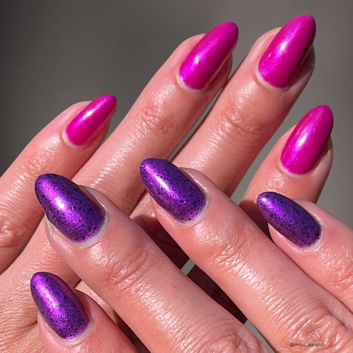 As, If nail polish by Twinkle & Hex Polish – bold handmade indie nail polish with flakes shimmer