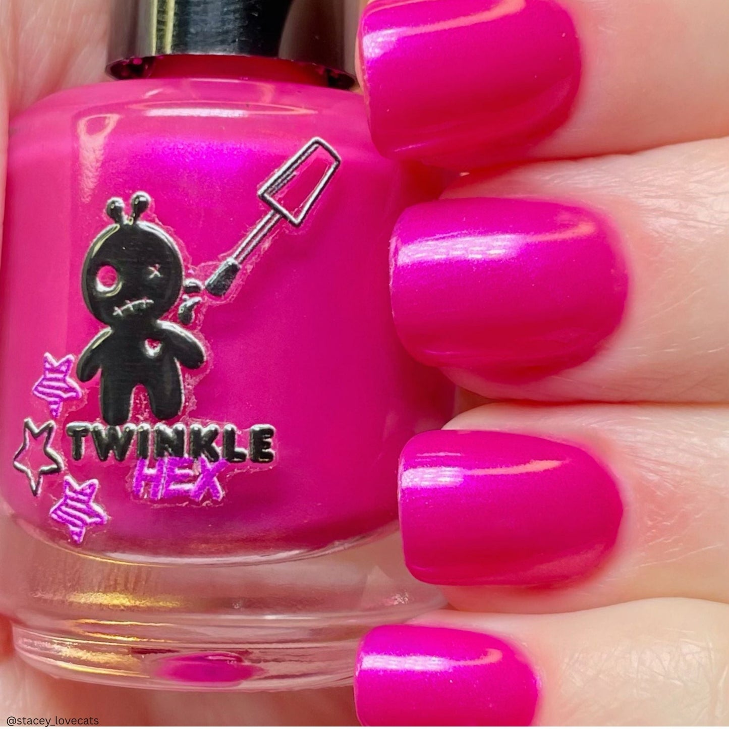 As, If nail polish by Twinkle & Hex Polish – bold handmade indie nail polish with flakes shimmer