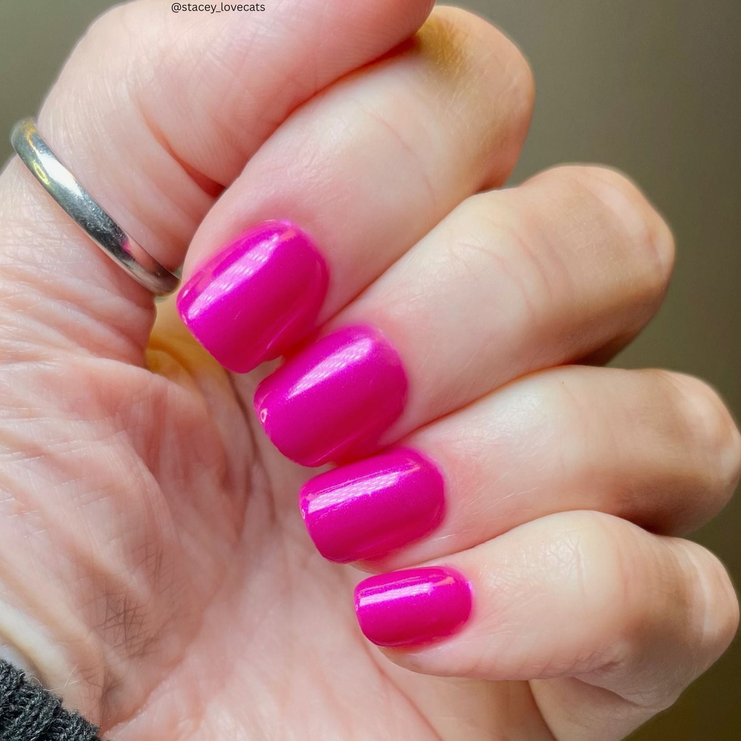 As, If nail polish by Twinkle & Hex Polish – bold handmade indie nail polish with flakes shimmer
