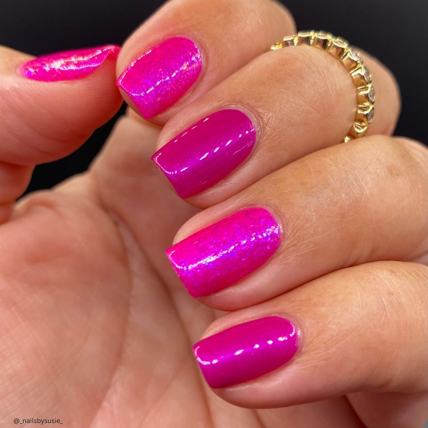 As, If nail polish by Twinkle & Hex Polish – bold handmade indie nail polish with flakes shimmer