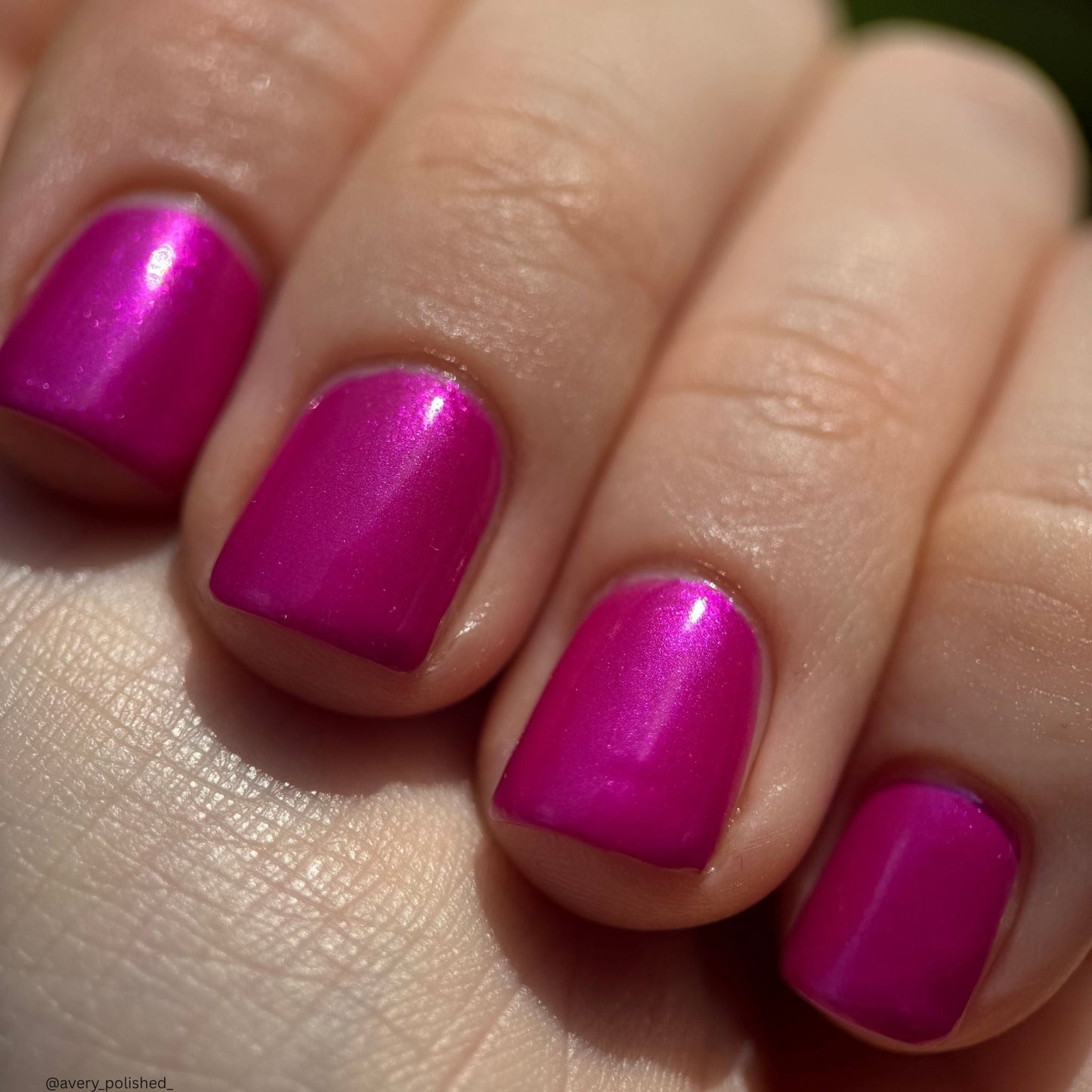 As, If nail polish by Twinkle & Hex Polish – bold handmade indie nail polish with flakes shimmer