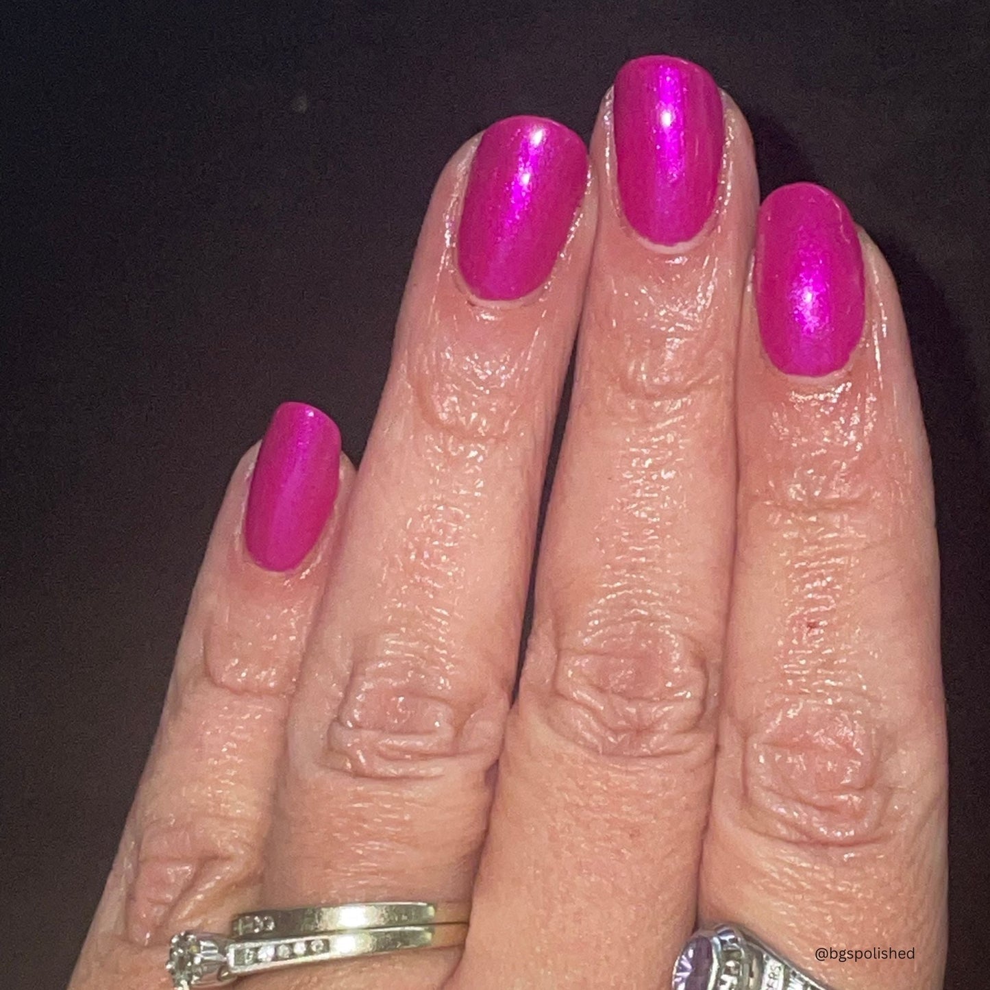 As, If nail polish by Twinkle & Hex Polish – bold handmade indie nail polish with flakes shimmer