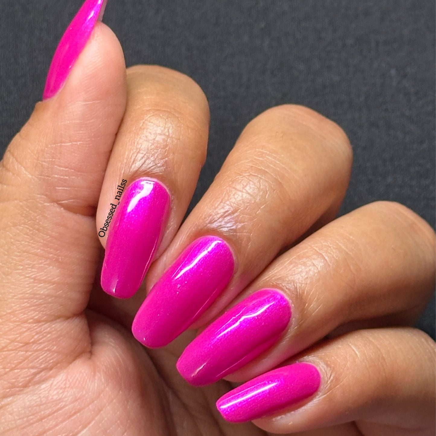 As, If nail polish by Twinkle & Hex Polish – bold handmade indie nail polish with flakes shimmer