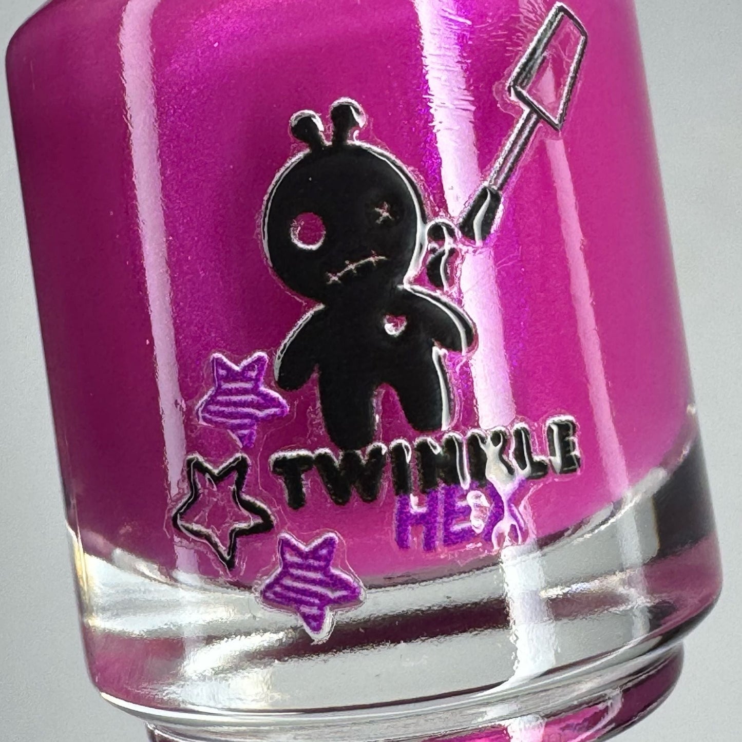 As, If nail polish by Twinkle & Hex Polish – bold handmade indie nail polish with flakes shimmer