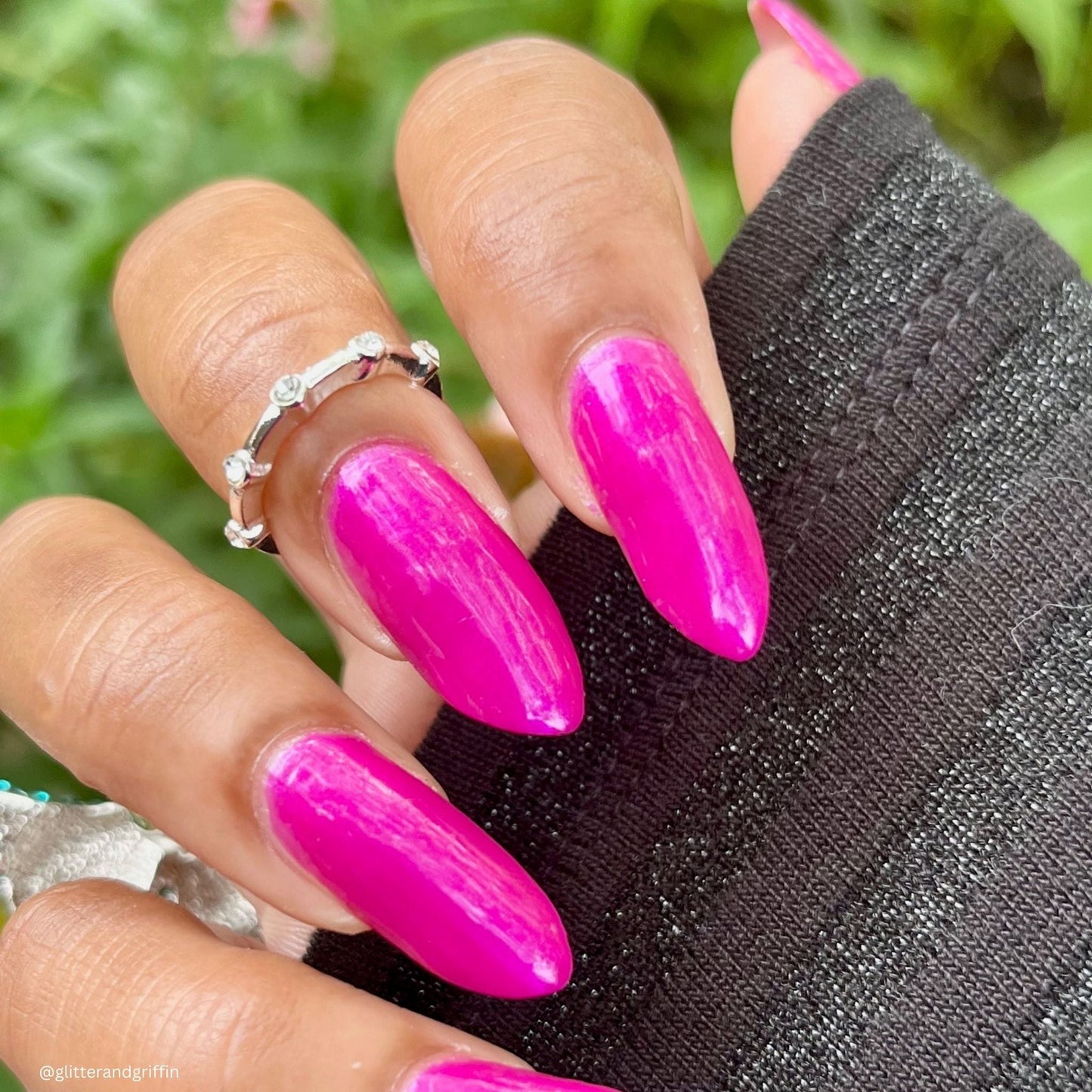 As, If nail polish by Twinkle & Hex Polish – bold handmade indie nail polish with flakes shimmer