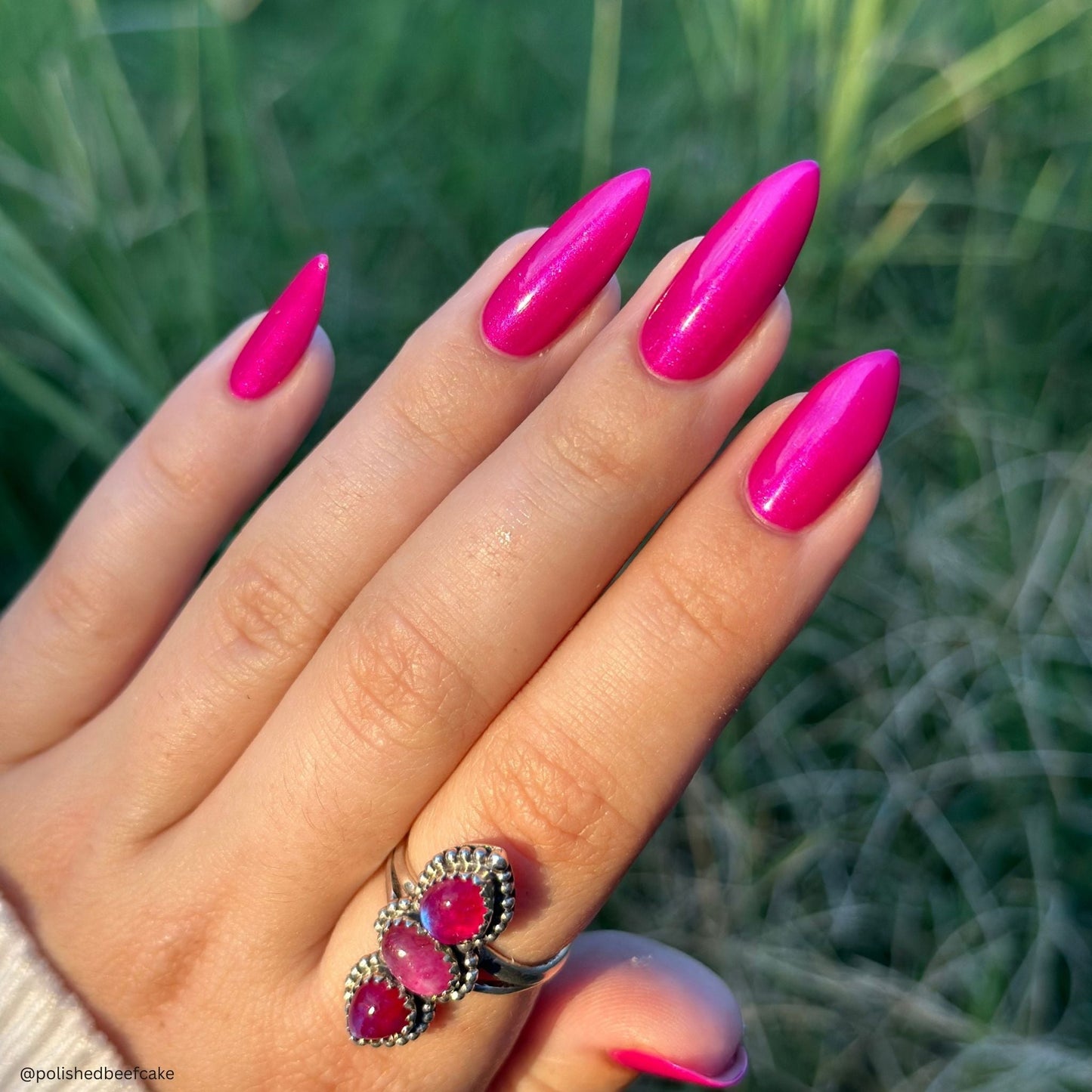 As, If nail polish by Twinkle & Hex Polish – bold handmade indie nail polish with flakes shimmer