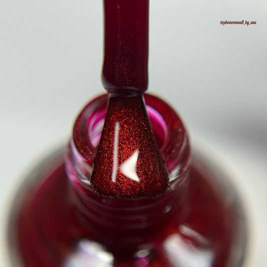 Not His Blood, Probably nail polish by Twinkle & Hex Polish – bold handmade indie nail polish with flakes shimmer