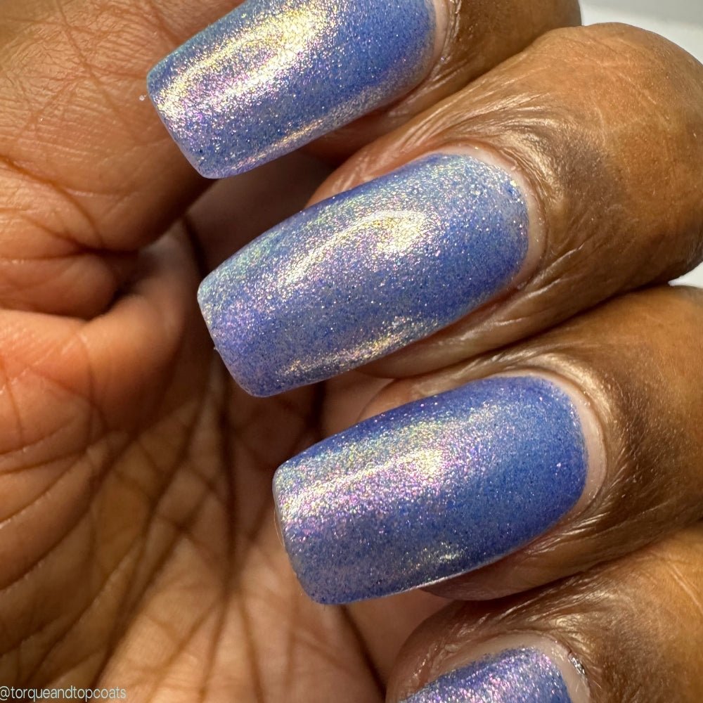 3 AM Zoomies- Team Cat nail polish by Twinkle Hex Polish – bold handmade indie nail polish with flakes shimmer