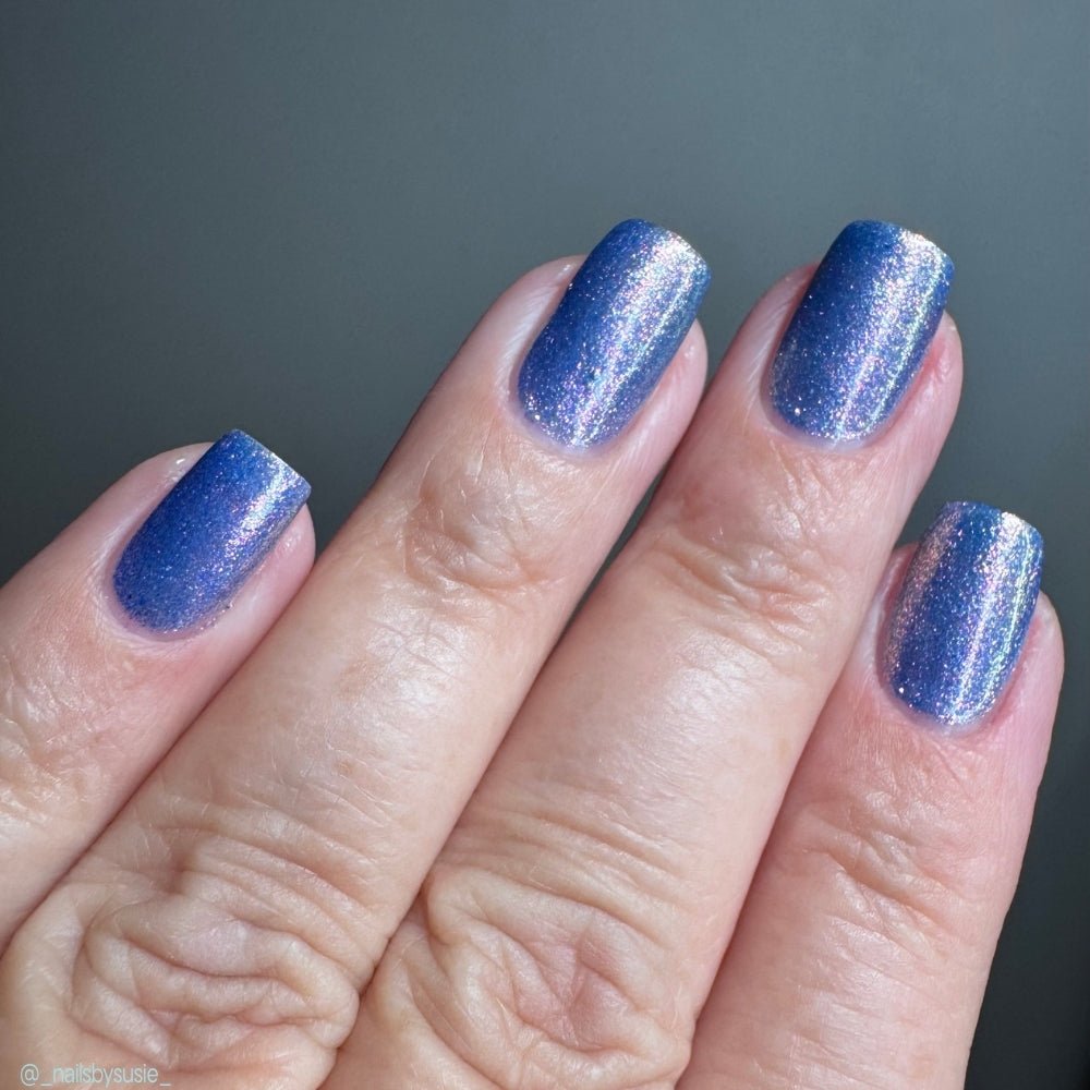 3 AM Zoomies- Team Cat nail polish by Twinkle Hex Polish – bold handmade indie nail polish with flakes shimmer