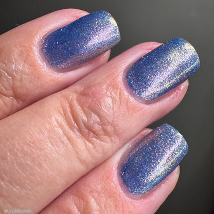3 AM Zoomies- Team Cat nail polish by Twinkle Hex Polish – bold handmade indie nail polish with flakes shimmer