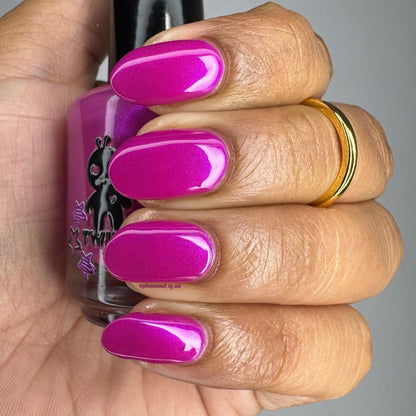 As, If nail polish by Twinkle & Hex Polish – bold handmade indie nail polish with flakes shimmer