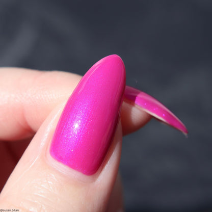 As, If nail polish by Twinkle & Hex Polish – bold handmade indie nail polish with flakes shimmer
