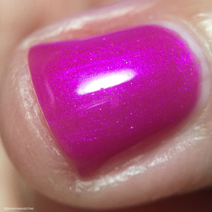 As, If nail polish by Twinkle & Hex Polish – bold handmade indie nail polish with flakes shimmer