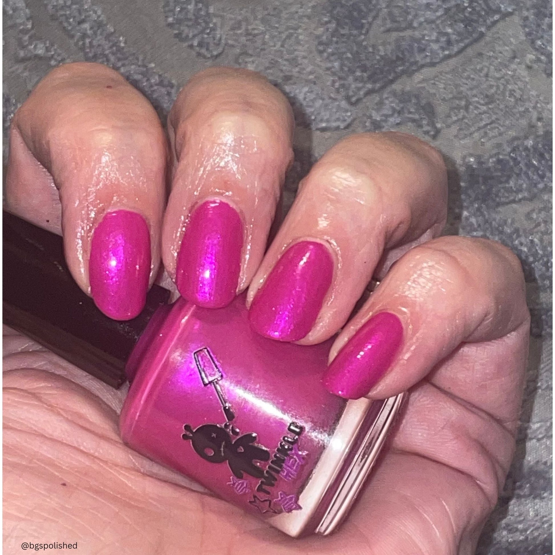 As, If nail polish by Twinkle & Hex Polish – bold handmade indie nail polish with flakes shimmer