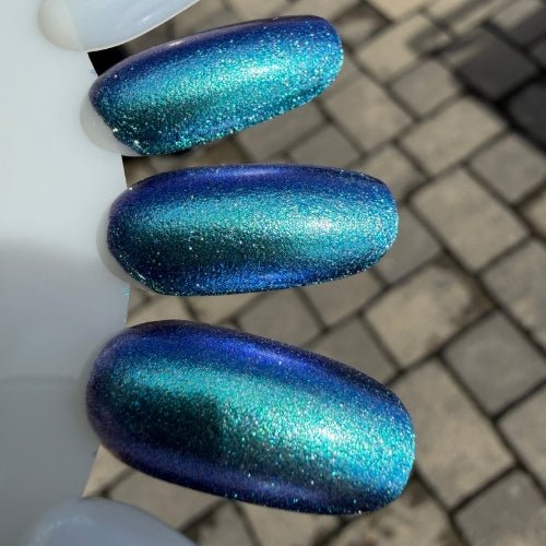 Bumfuzzle nail polish by Twinkle Hex Polish – bold handmade indie nail polish with flakes shimmer
