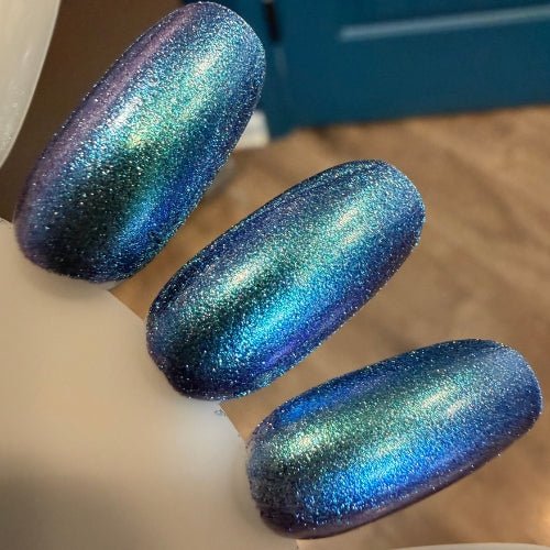 Bumfuzzle nail polish by Twinkle Hex Polish – bold handmade indie nail polish with flakes shimmer