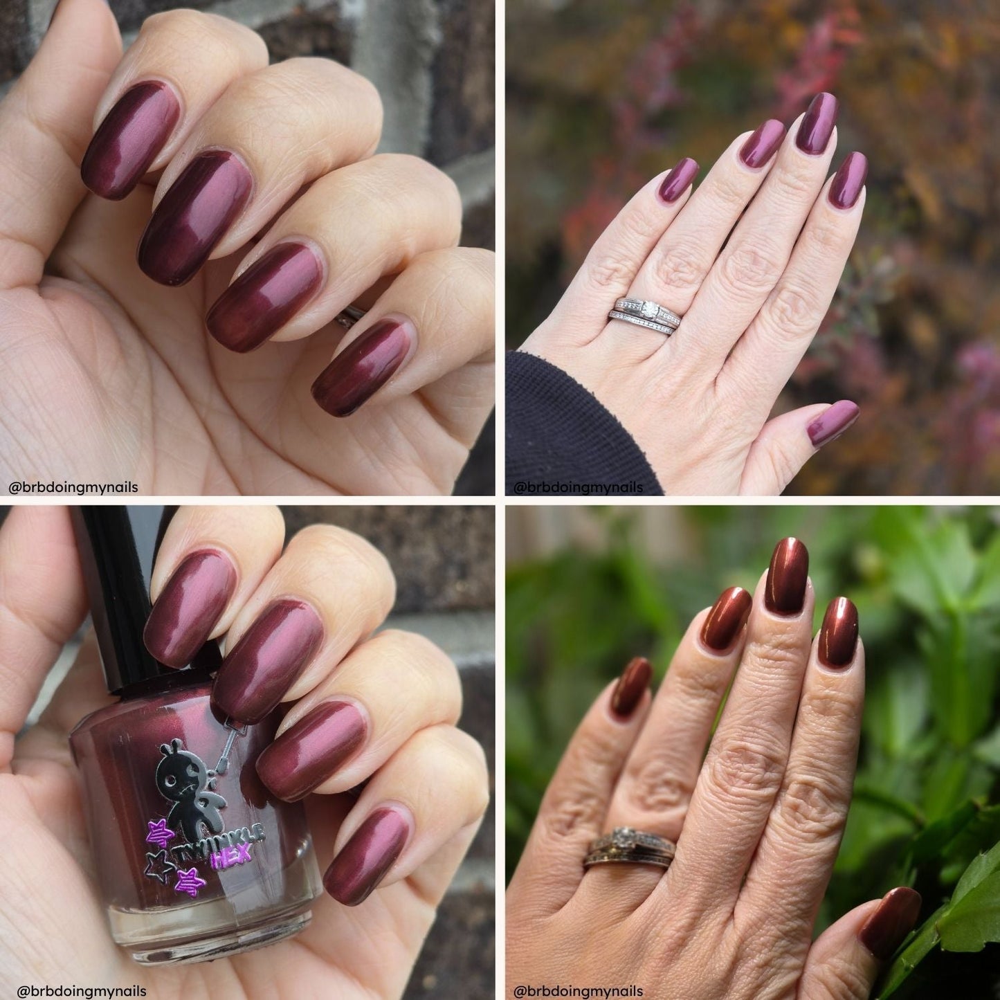 Cupid's Bad Aim nail polish by Twinkle & Hex Polish – bold handmade indie nail polish with flakes shimmer