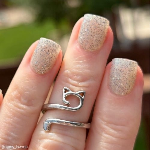 Fresno Nightcrawler nail polish by Twinkle Hex Polish – bold handmade indie nail polish with flakes shimmer