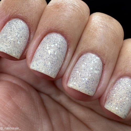 Fresno Nightcrawler nail polish by Twinkle Hex Polish – bold handmade indie nail polish with flakes shimmer