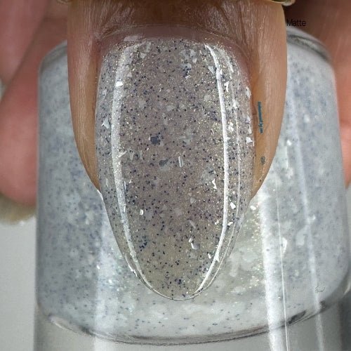 Fresno Nightcrawler nail polish by Twinkle Hex Polish – bold handmade indie nail polish with flakes shimmer
