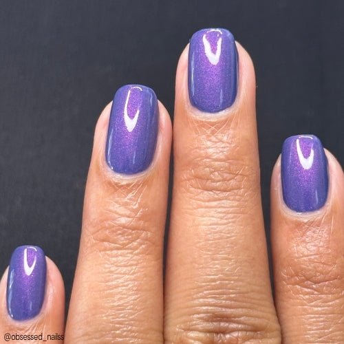 Hodag nail polish by Twinkle Hex Polish – bold handmade indie nail polish with flakes shimmer