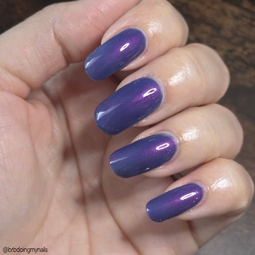 Hodag nail polish by Twinkle Hex Polish – bold handmade indie nail polish with flakes shimmer