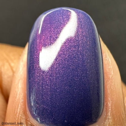 Hodag nail polish by Twinkle Hex Polish – bold handmade indie nail polish with flakes shimmer