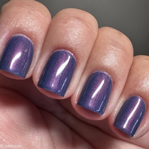 Hodag nail polish by Twinkle Hex Polish – bold handmade indie nail polish with flakes shimmer