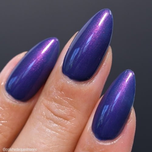 Hodag nail polish by Twinkle Hex Polish – bold handmade indie nail polish with flakes shimmer