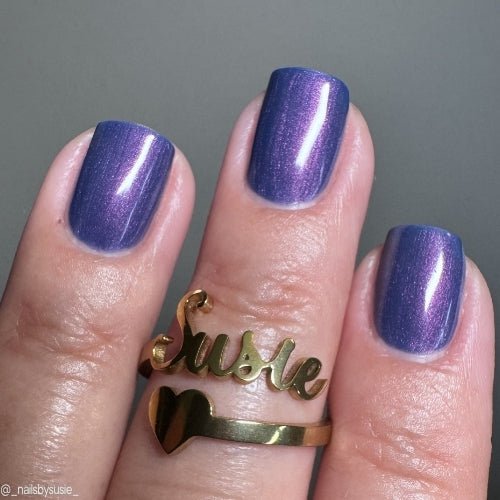 Hodag nail polish by Twinkle Hex Polish – bold handmade indie nail polish with flakes shimmer