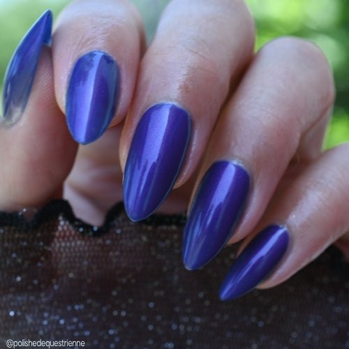 Hodag nail polish by Twinkle Hex Polish – bold handmade indie nail polish with flakes shimmer
