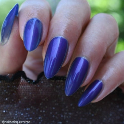 Hodag nail polish by Twinkle Hex Polish – bold handmade indie nail polish with flakes shimmer