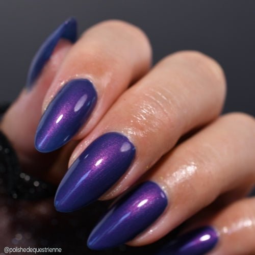 Hodag nail polish by Twinkle Hex Polish – bold handmade indie nail polish with flakes shimmer