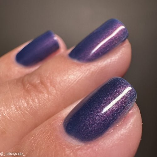 Hodag nail polish by Twinkle Hex Polish – bold handmade indie nail polish with flakes shimmer