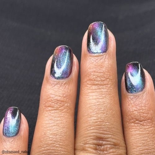 Loveland Frog nail polish by Twinkle Hex Polish – bold handmade indie nail polish with flakes shimmer