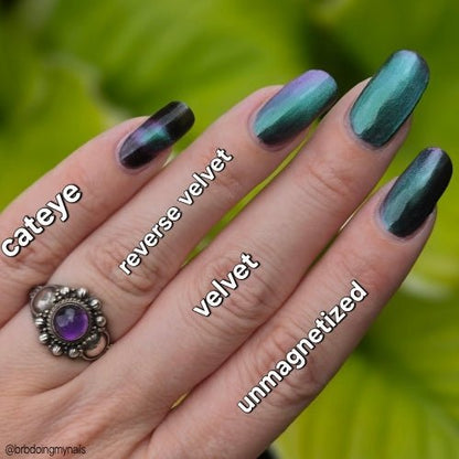 Loveland Frog nail polish by Twinkle Hex Polish – bold handmade indie nail polish with flakes shimmer