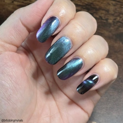 Loveland Frog nail polish by Twinkle Hex Polish – bold handmade indie nail polish with flakes shimmer