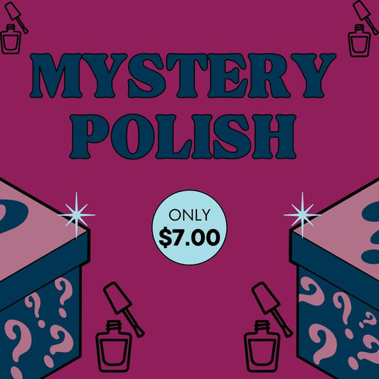 Mystery Polish nail polish by Twinkle Hex Polish – bold handmade indie nail polish with flakes shimmer