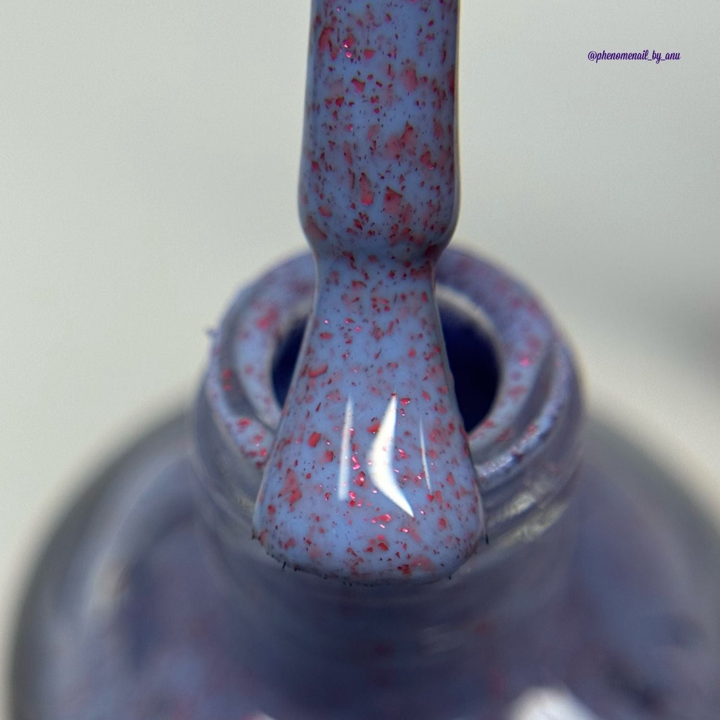 Said It Nicely the First Time nail polish by Twinkle & Hex Polish – bold handmade indie nail polish with flakes shimmer