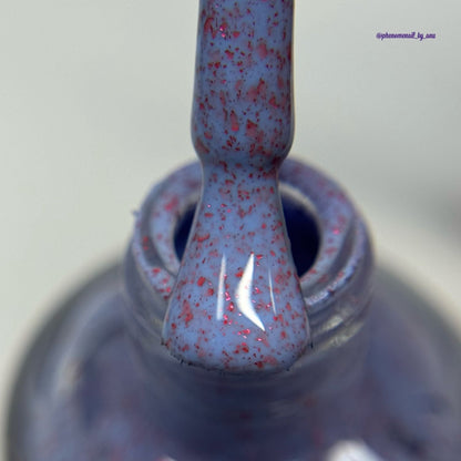 Said It Nicely the First Time nail polish by Twinkle & Hex Polish – bold handmade indie nail polish with flakes shimmer