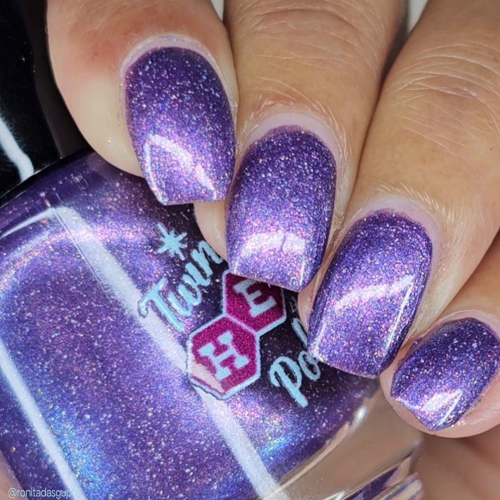 The Cheese Tax- Team Dog nail polish by Twinkle Hex Polish – bold handmade indie nail polish with flakes shimmer