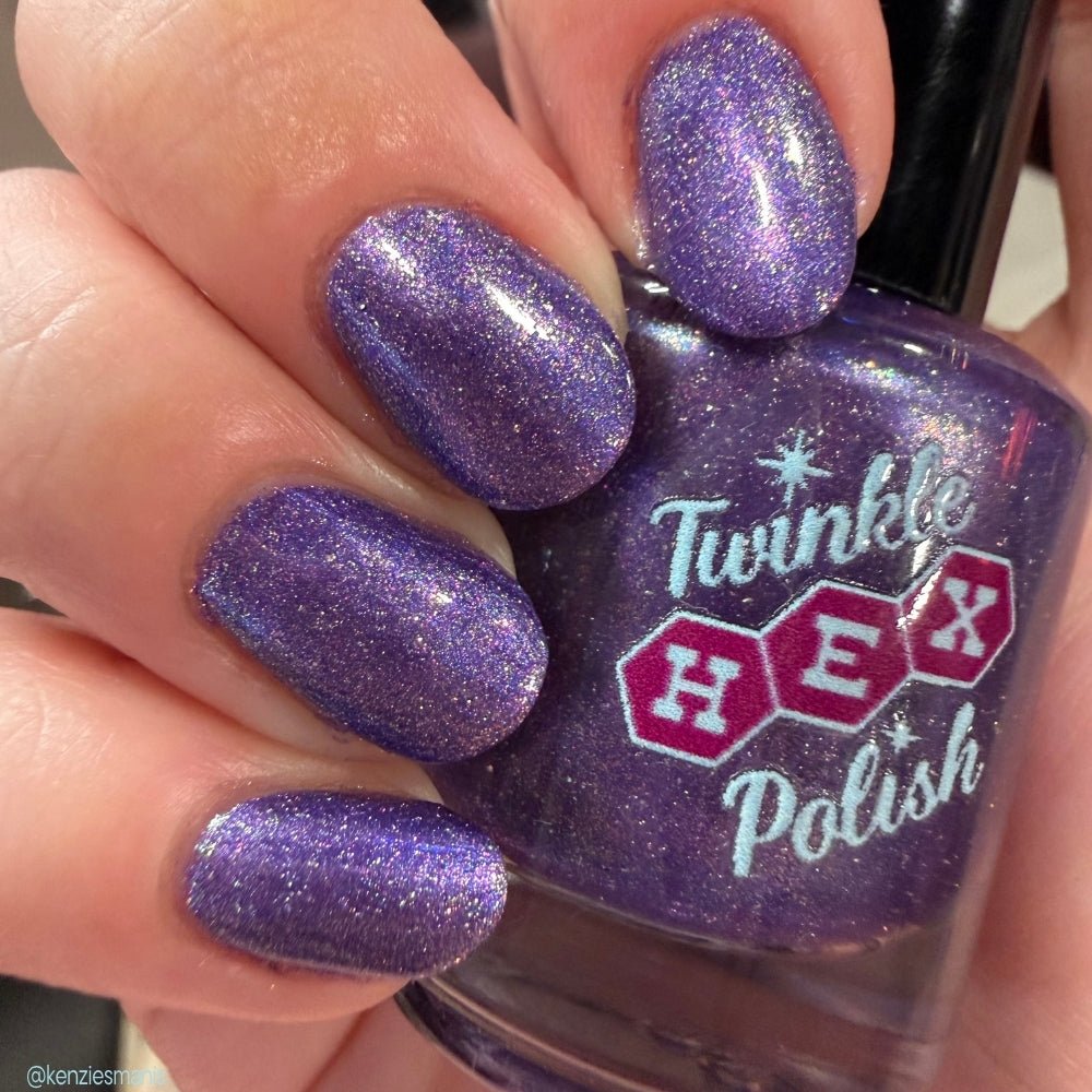 The Cheese Tax- Team Dog nail polish by Twinkle Hex Polish – bold handmade indie nail polish with flakes shimmer