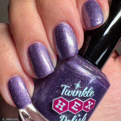 The Cheese Tax- Team Dog nail polish by Twinkle Hex Polish – bold handmade indie nail polish with flakes shimmer