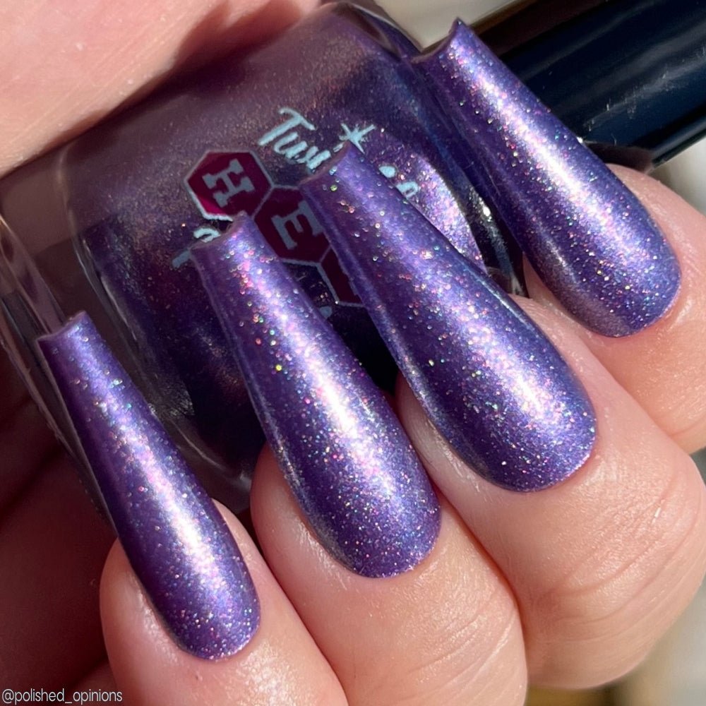 The Cheese Tax- Team Dog nail polish by Twinkle Hex Polish – bold handmade indie nail polish with flakes shimmer