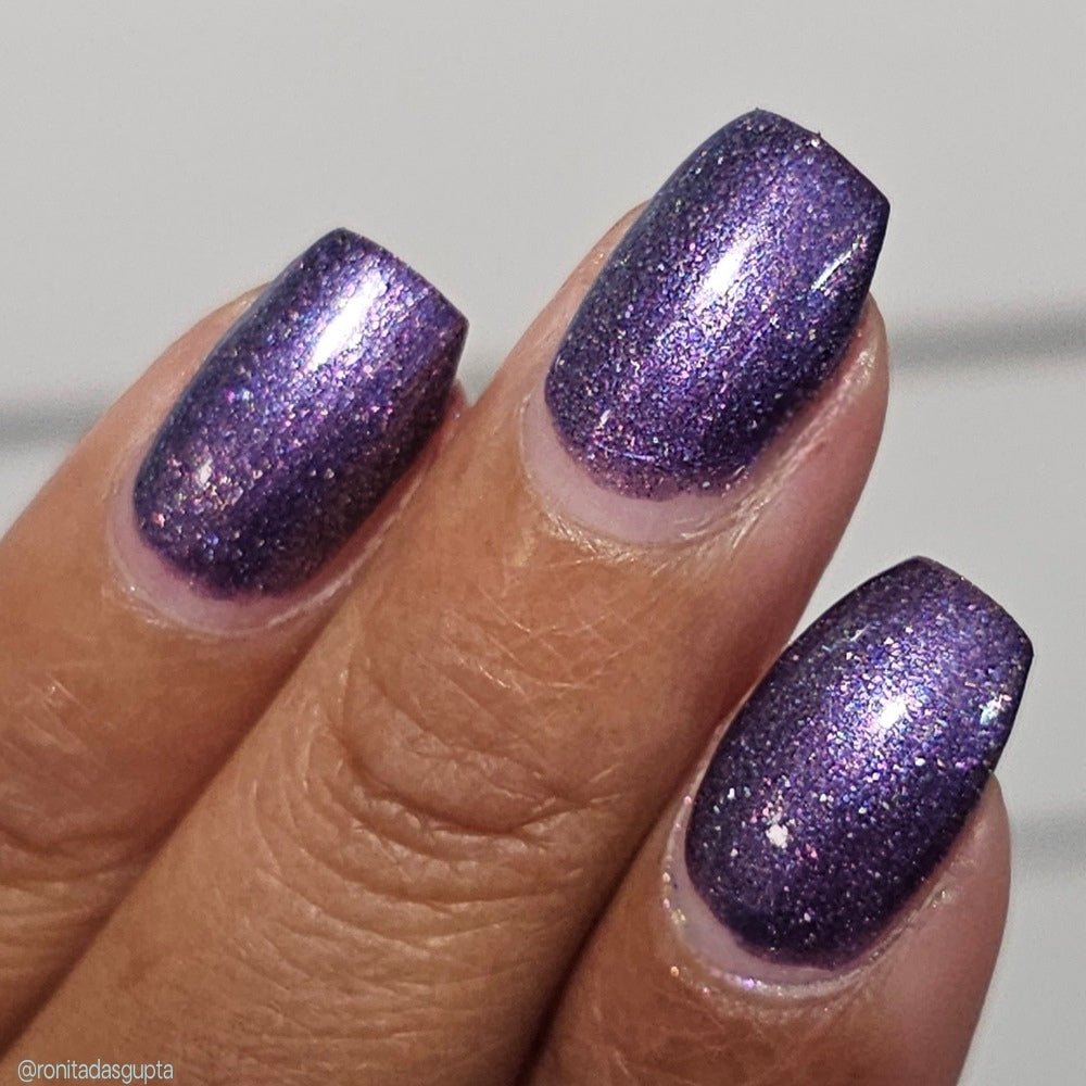 The Cheese Tax- Team Dog nail polish by Twinkle Hex Polish – bold handmade indie nail polish with flakes shimmer