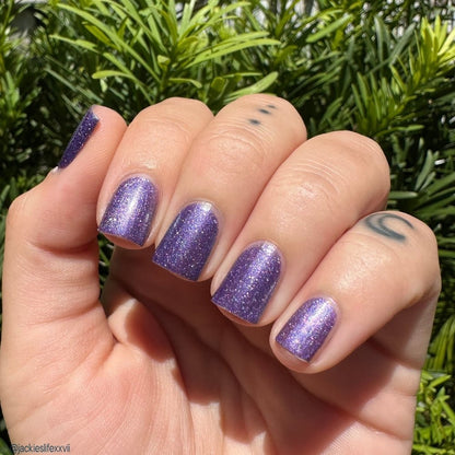 The Cheese Tax- Team Dog nail polish by Twinkle Hex Polish – bold handmade indie nail polish with flakes shimmer