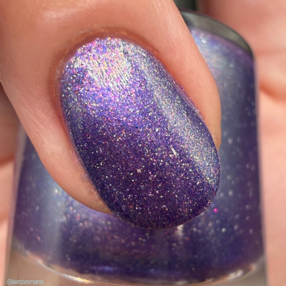 The Cheese Tax- Team Dog nail polish by Twinkle Hex Polish – bold handmade indie nail polish with flakes shimmer