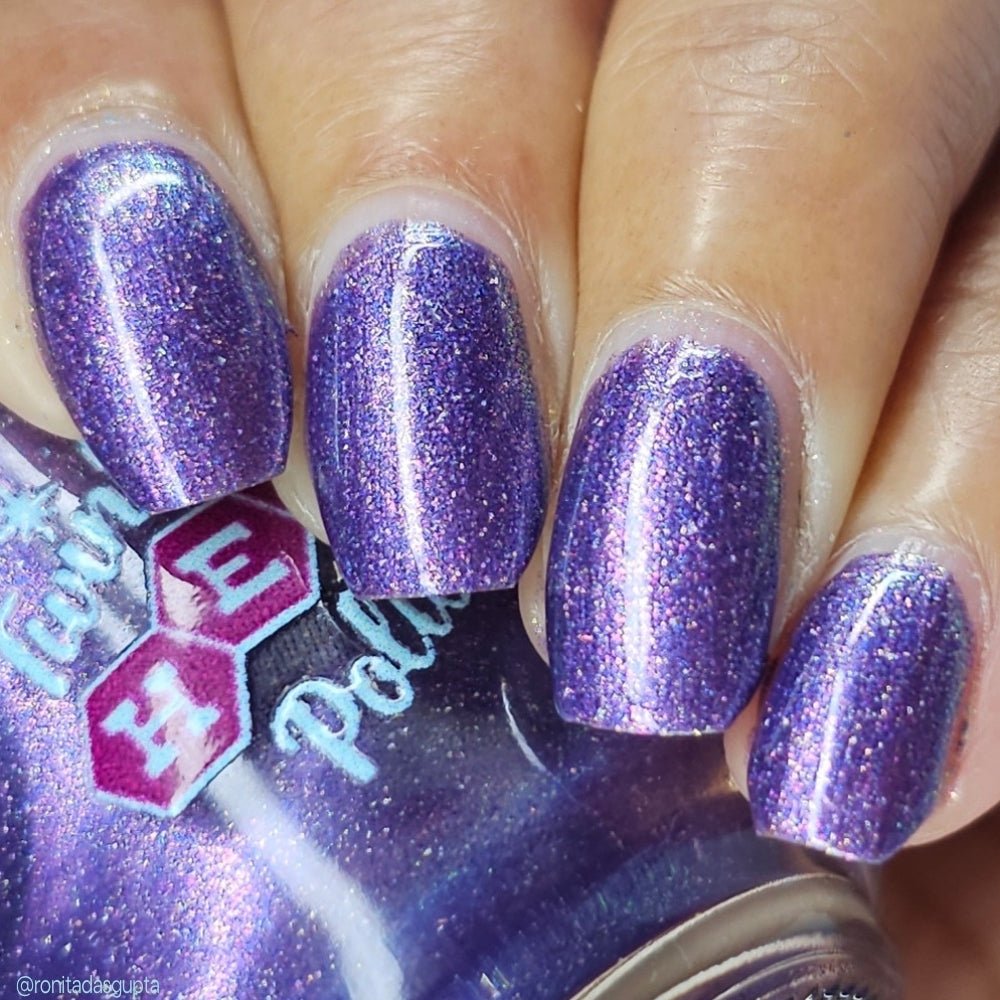 The Cheese Tax- Team Dog nail polish by Twinkle Hex Polish – bold handmade indie nail polish with flakes shimmer