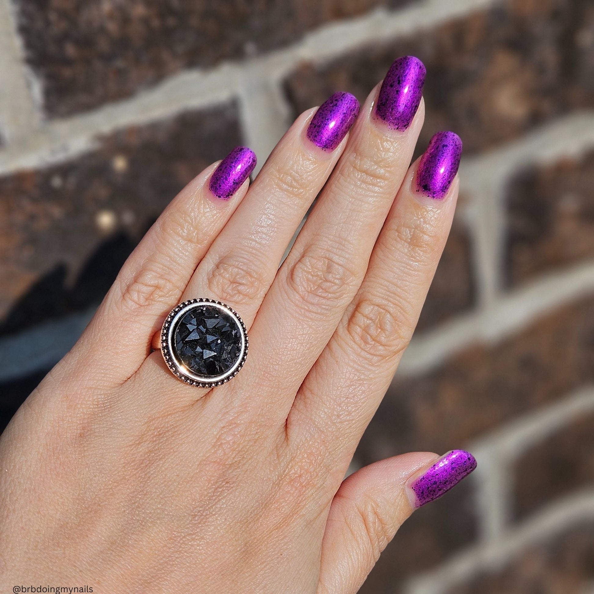 Whatever nail polish by Twinkle & Hex Polish – bold handmade indie nail polish with flakes shimmer